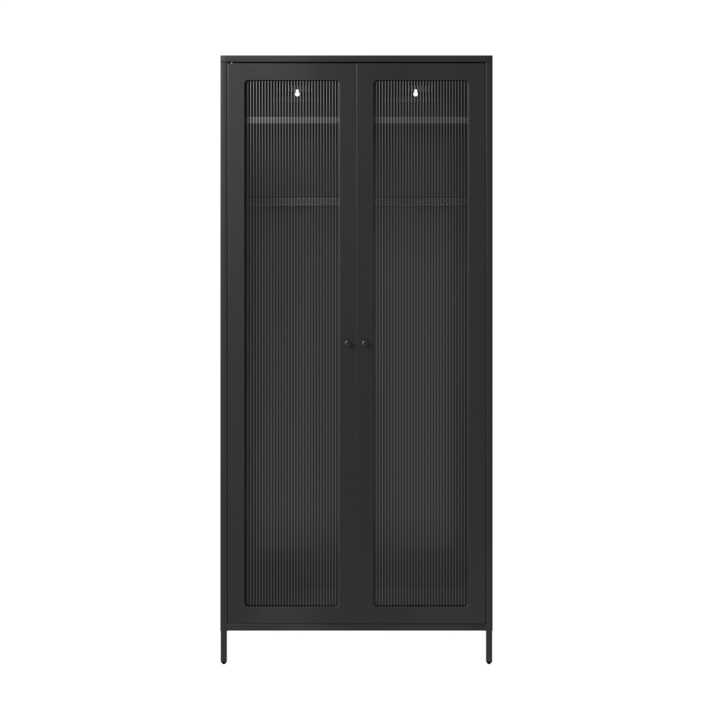 STORM BLACK 2 DOOR WARDROBE - Image 2