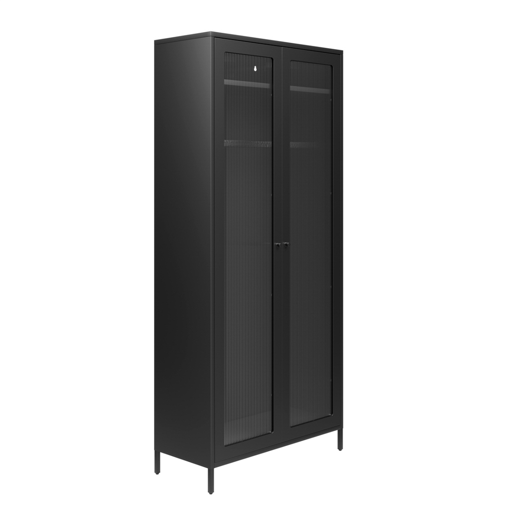 STORM BLACK 2 DOOR WARDROBE - Image 3