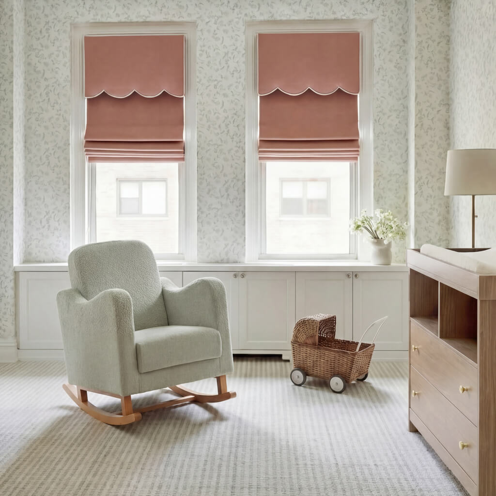 SOOTHER NURSING CHAIR SAGE BOUCLE