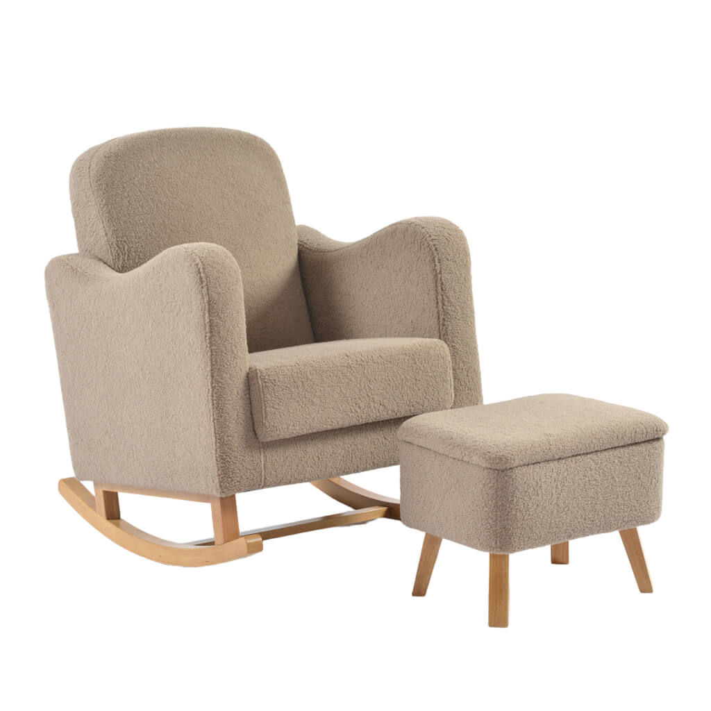 SOOTHER NURSING CHAIR & STOOL BISCUIT TED - Image 2