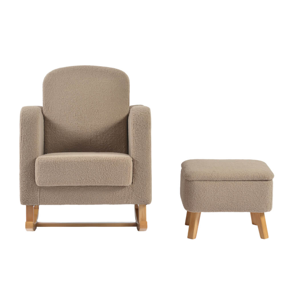 SOOTHER NURSING CHAIR & STOOL BISCUIT TED - Image 3