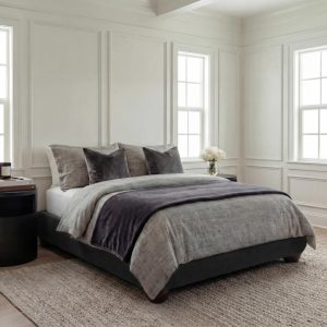 SOLLER DEEP CHARCOAL DOUBLE BED