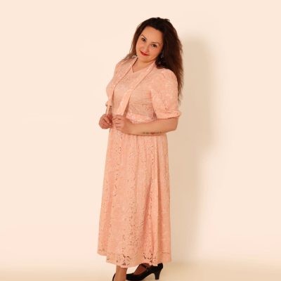 Blossom Lace Midi Dress