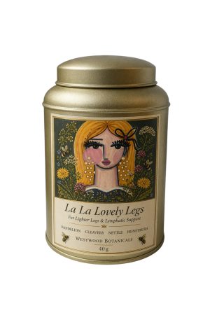 Organic lymphatic support tea for heavy legs and water retention