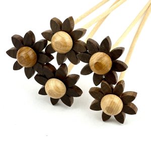 5 walnut daisies