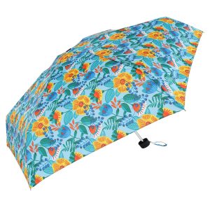 Blue Floral Fiesta Supermini Umbrella (51038)