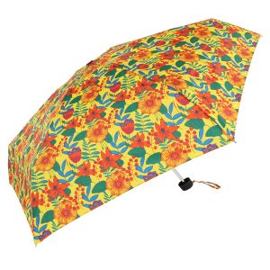 Yellow Floral Fiesta Supermini Umbrella (51038)