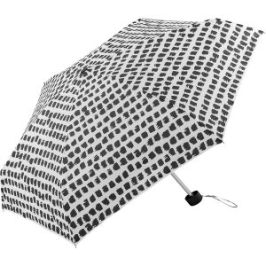 Black Paint Smear Print Supermini Umbrella (51034)