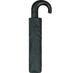 Black automatic open umbrella with protective cover.