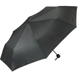Unisex Black Compact Umbrella (3485B)