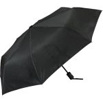 Black automatic open and close umbrella for easy rain protection.