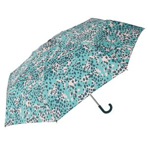 Green Leopard Print Crook Umbrella (32114)