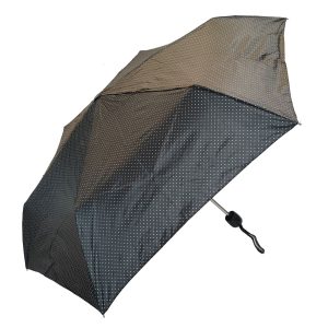 Black and White Polka Dot Print Umbrella (32113)