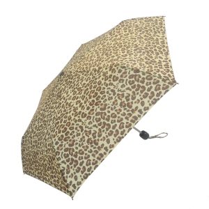 Golden Leopard Animal Print Umbrella (32112)