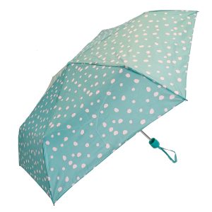 Polka Dot Print Mini Compact Umbrella (32111)