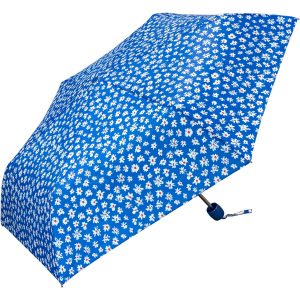 Blue Ditsy Floral Print Umbrella (32107)