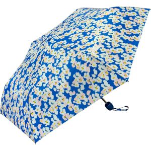 Blue Fresh Floral Print Umbrella (32107)