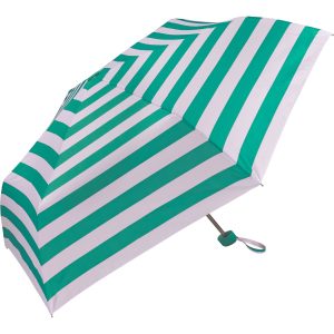Green Bold and Beautiful Stripe Super Light Umbrella (32105)