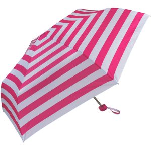 Pink Bold and Beautiful Stripe Super Light Umbrella (32105)