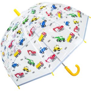 Childrens Digger and Dump Truck Dome Umbrella (18043)