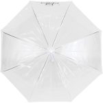 Clear dome umbrella for weddings and outdoor events in the UK.