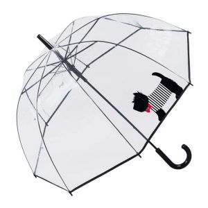 Scottish Terrier Clear See Through Dome Umbrella (17019)