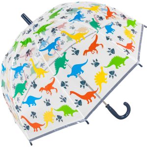 Childrens Dinosaur Clear Dome Umbrella (17023)