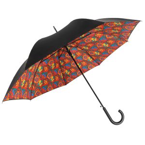 Double Canopy Red Floral Fiesta Walker (12603)