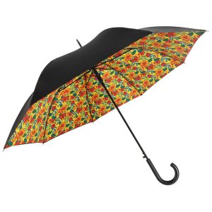 Double Canopy Yellow Floral Fiesta Walker (12603)