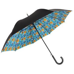 Double Canopy Blue Floral Fiesta Walker (12603)