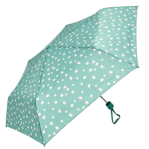 Polka Dot Print Mini Compact Umbrella (32111)