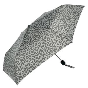 Grey Leopard Animal Print Umbrella (32112)